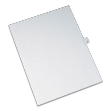 Avery® Preprinted Legal Exhibit Side Tab Index Dividers, Allstate Style, 10-tab, 13, 11 X 8.5, White, 25-pack freeshipping - TVN Wholesale